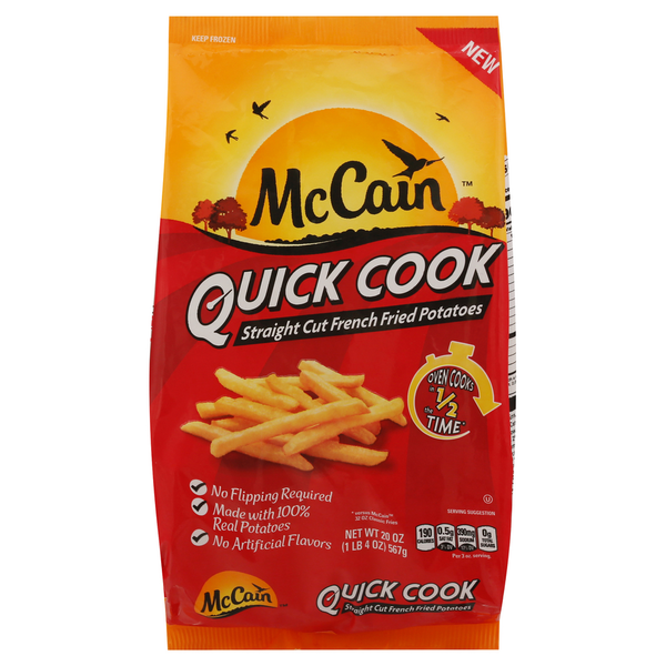 Frozen Appetizers & Sides McCain French Fried Potatoes, Quick Cook, Straight Cut hero