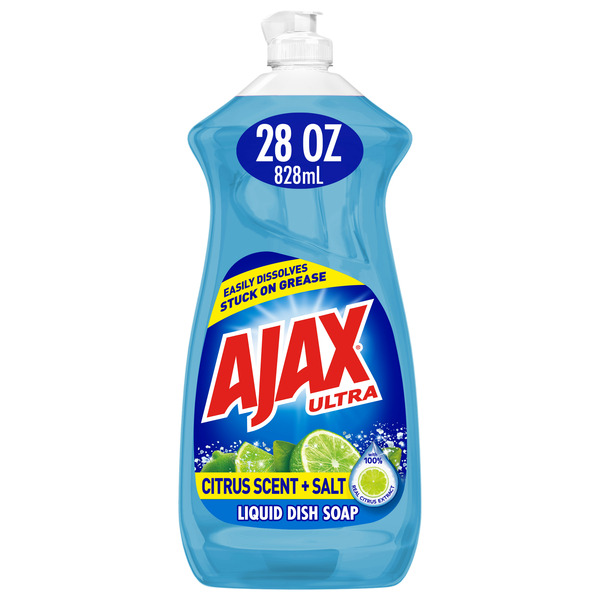 Dish Detergents Ajax Liquid Dish Soap, Charcoal + Citrus hero