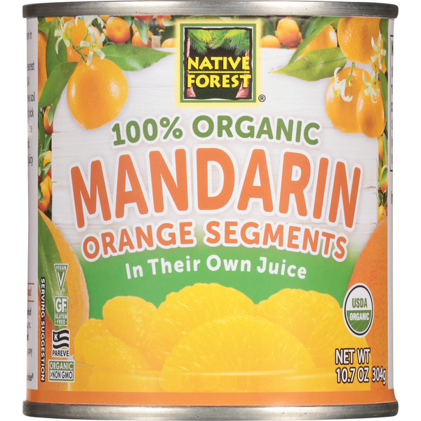 Canned Fruit & Applesauce Native Forest Orange Segments, 100% Organic, Mandarin hero