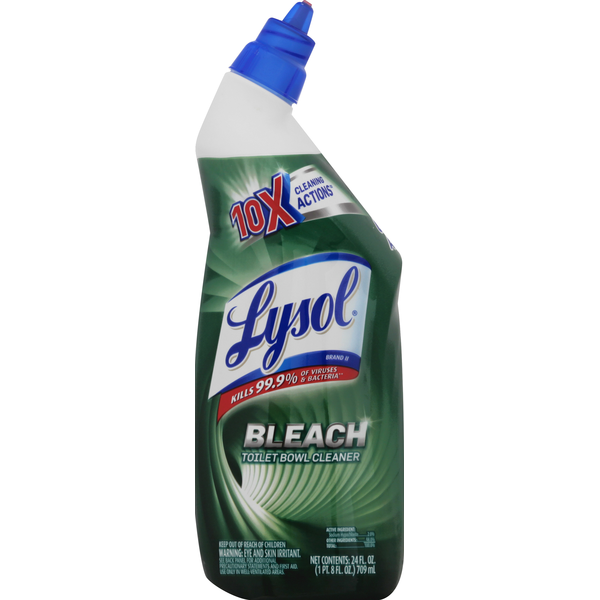 Cleaning Products and Supplies Lysol Toilet Bowl Cleaner, Bleach hero