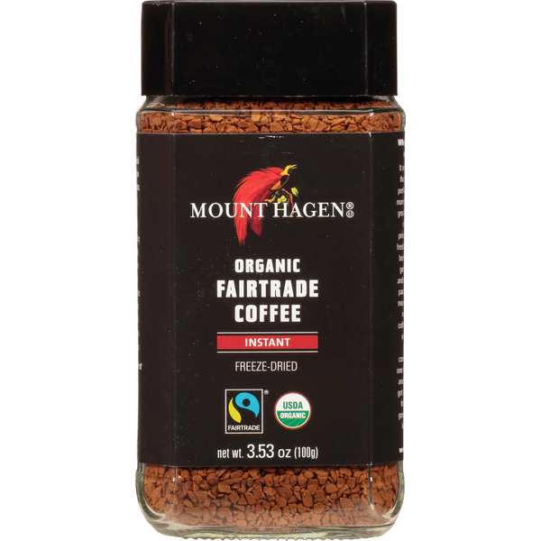 Coffee Mount Hagen Coffee, Organic, Fairtrade, Instant, Freeze-Dried hero