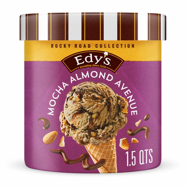 Ice Cream & Ice EDY'S Mocha Almond Fudge Ice Cream hero