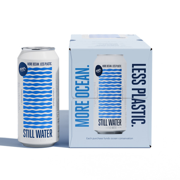 Water, Seltzer & Sparkling Water Open Water Still Water with Electrolytes, Tallgirl Cans hero