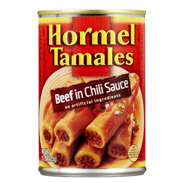 Canned Meals & Beans Hormel Tamales Beef In Chili Sauce hero