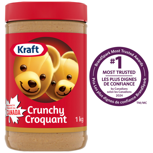 Spreads Kraft Crunchy Peanut Butter hero