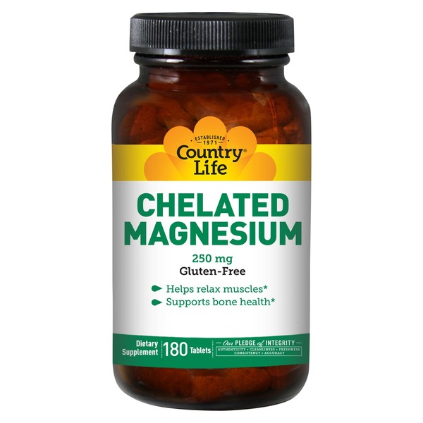 Magnesium Country Life Chelated Magnesium hero