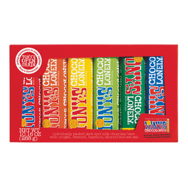 Candy & Chocolate Tony's Chocolonely Rainbow Tasting Pack hero