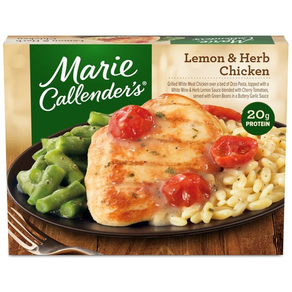 Marie Callender's Lemon & Herb Chicken, Frozen Meal hero