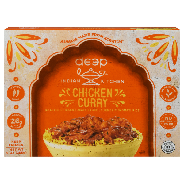 Frozen Meals Deep Indian Kitchen Chicken Curry, Medium Spice hero