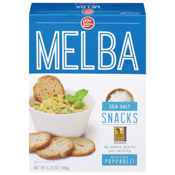 Crackers Old London Melba Snacks, Sea Salt hero