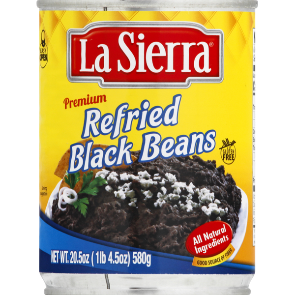 Canned Meals & Beans La Sierra Black Beans, Refried, Premium hero