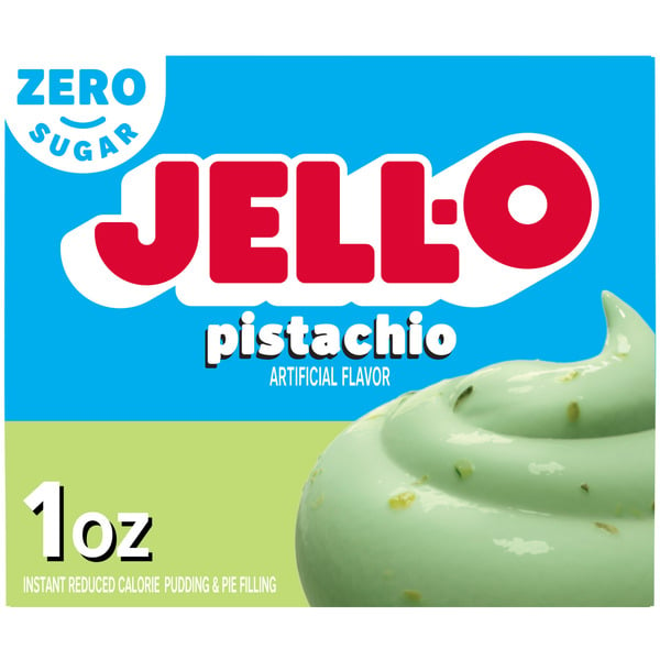 Doughs, Gelatins & Bake Mixes Jell-O Zero Sugar Pistachio Flavor Instant Pudding & Pie Filling hero