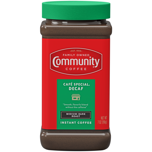 Coffee Community Coffee Café Special® Decaf Instant Coffee hero