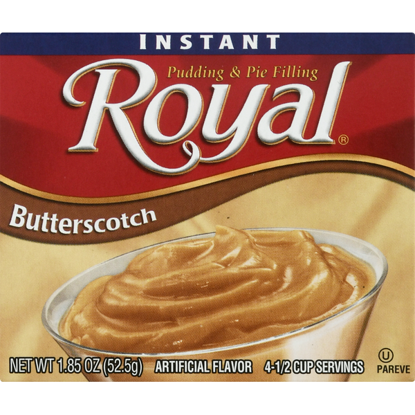 Doughs, Gelatins & Bake Mixes Royal Pudding & Pie Filling, Butterscotch, Instant hero