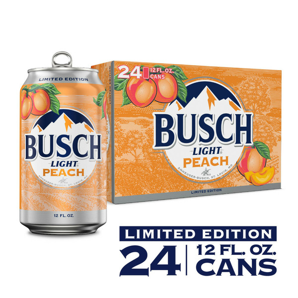 Craft Beer & Cider Busch Peach Lager Beer hero