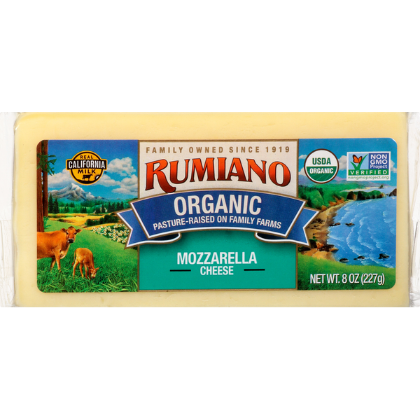 Packaged Cheese Rumiano Cheese, Mozzarella hero