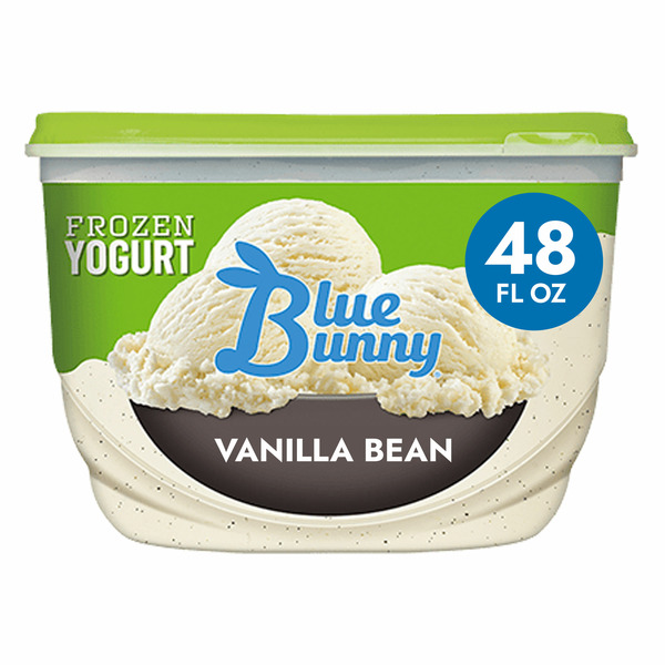 Ice Cream & Ice Blue Bunny Vanilla Bean Frozen Yogurt hero