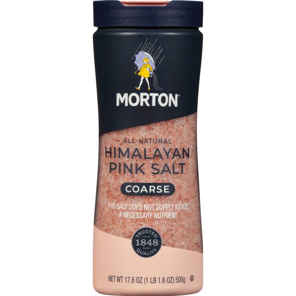 Spices & Seasonings Morton All Natural Coarse Himalayan Pink Salt hero