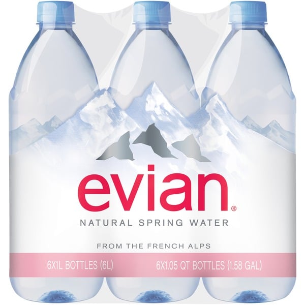 Water, Seltzer & Sparkling Water evian Natural Spring Water hero