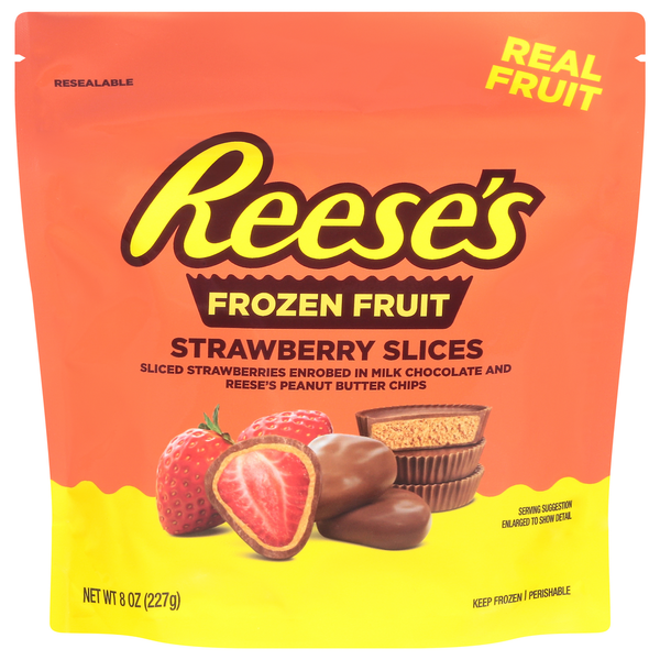 Reese's Frozen Fruit, Strawberry Slices hero