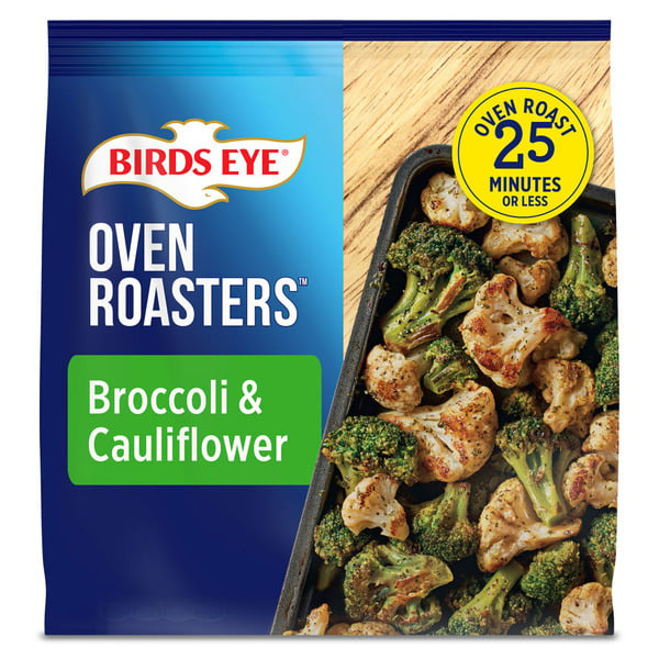 Frozen Produce Birds Eye Oven Roasters Seasoned Broccoli and Cauliflower Frozen Vegetables hero