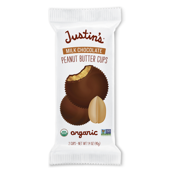 Candy & Chocolate Justin's Peanut Butter Cups, Organic, Milk Chocolate hero