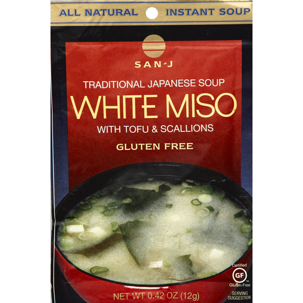 Asian Foods San-J Soup, Instant, White Miso hero