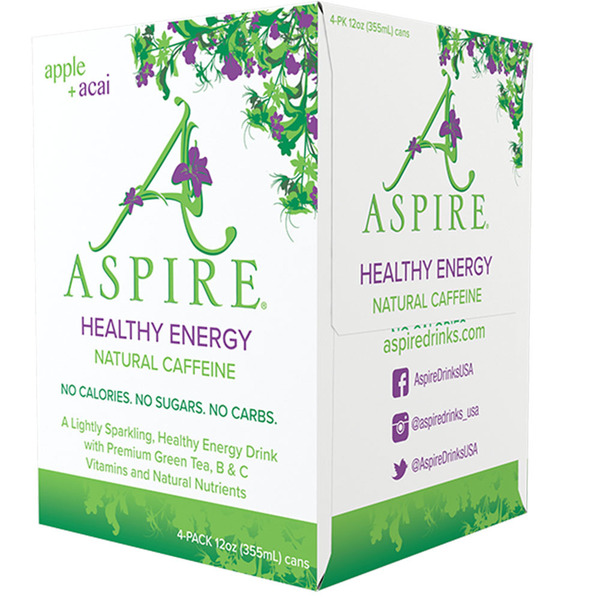 Energy & Sports Drinks Aspire Energy Drink Apple Acai hero