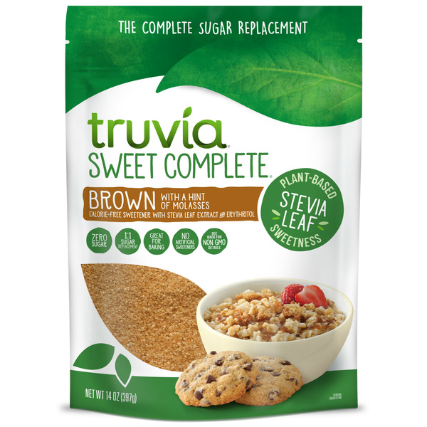 Truvia Sweet Complete Brown  Sweetener With The Stevia Leaf hero