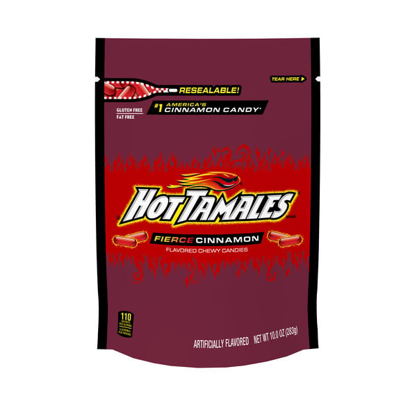 Candy & Chocolate Hot Tamales® Candies, Chewy, Fierce Cinnamon hero