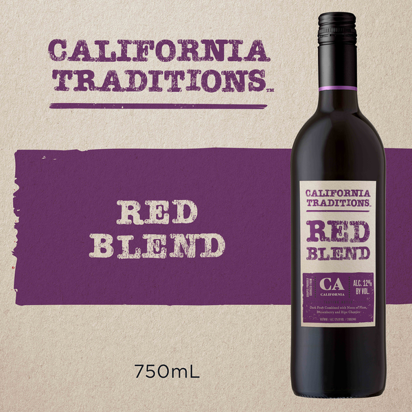 California Traditions Red Blend Red Wine 750ml hero