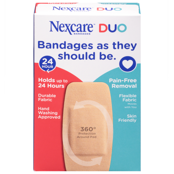 First Aid Nexcare Bandages, Duo hero