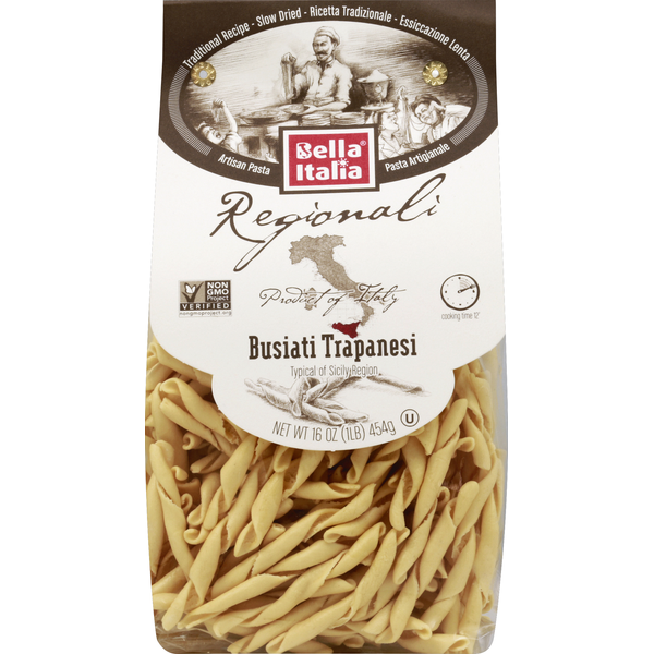 Dry Pasta Bella Italia Busiati Trapanesi hero