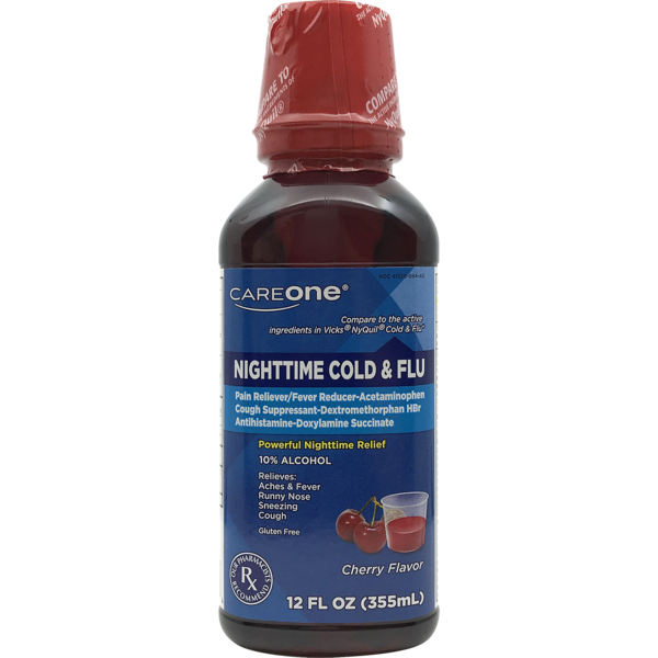 Cold, Flu & Allergy CareOne Cold & Flu Powerful Nighttime Relief Cherry hero