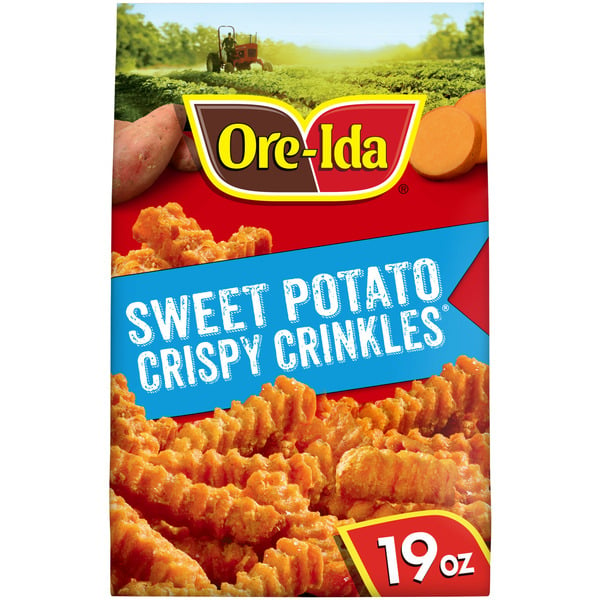 Frozen Appetizers & Sides Ore-Ida Sweet Potato Crinkle Fries Frozen Food Snacks hero