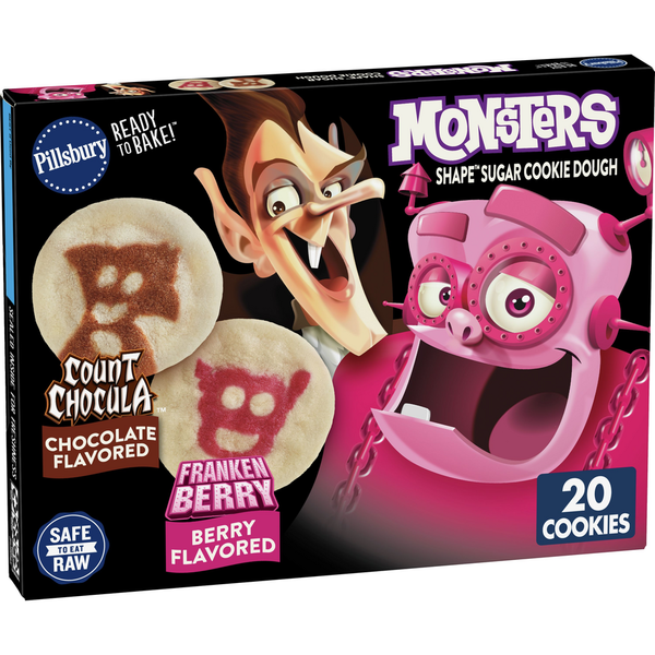 Doughs, Gelatins & Bake Mixes Pillsbury Sugar Cookie Dough, Count Chocula/Franken Berry hero