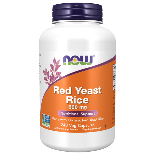 Vitamins & Supplements NOW Red Yeast Rice 600 mg hero