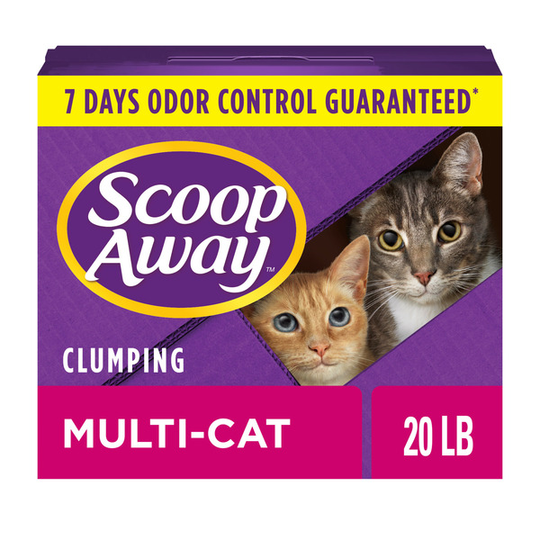 Cat Food & Care Scoop Away Multi-Cat Clumping Cat Litter, Meadow Fresh Scent hero