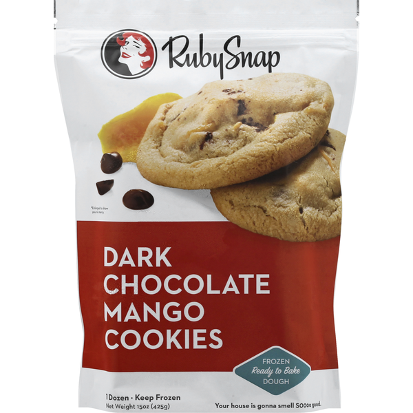 Cookies & Cakes RubySnap Cookies, Dark Chocolate Mango hero