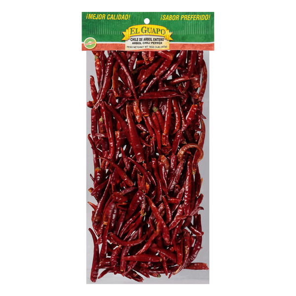 Spices & Seasonings El Guapo® Whole Arbol Chili Pods (Chile de Arbol Entero) hero