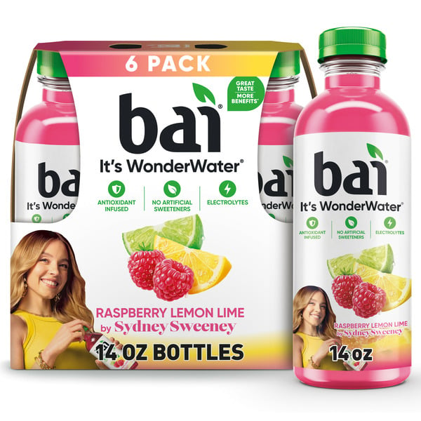 Juice & Nectars Bai Raspberry Lemon Lime, Antioxidant Infused Water Beverage hero