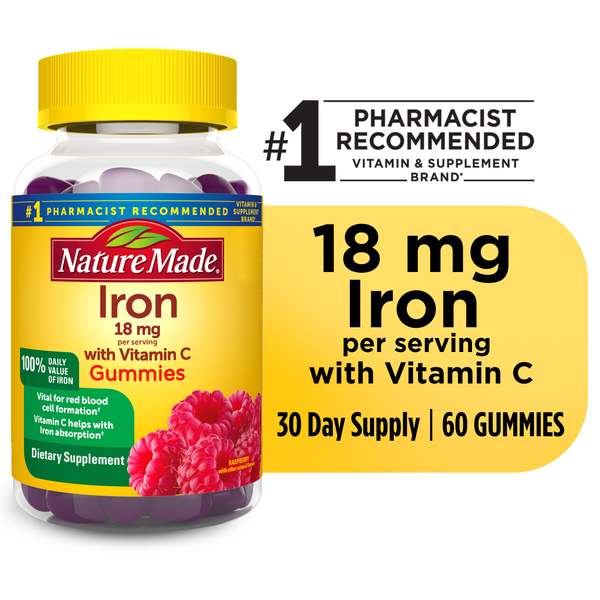 Vitamins & Supplements Nature Made Iron Gummies hero