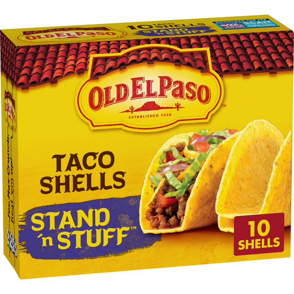 Latin Foods Old El Paso Stand 'N Stuff Taco Shells, Gluten Free hero