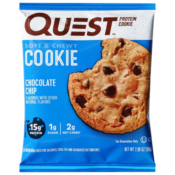 Cookies & Cakes Quest Chocolate Chip Protein Cookie hero