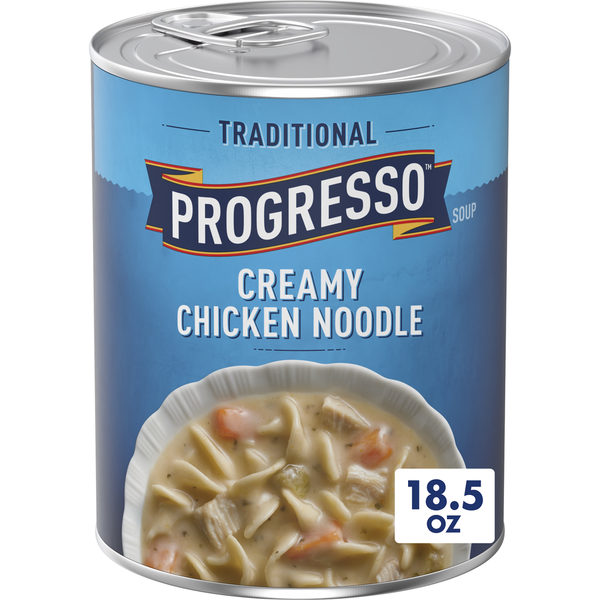 Dry Pasta & Noodles Progresso Traditional, Creamy Chicken Noodle Canned Soup hero