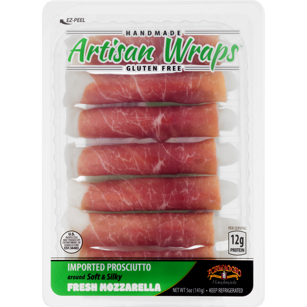 Prepared Meals Formaggio Artisan Wraps, Imported Prosciutto hero