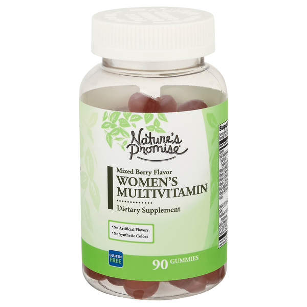 Vitamins & Supplements Nature's Promise Multivitamin, Mixed Berry Flavor, Women's hero