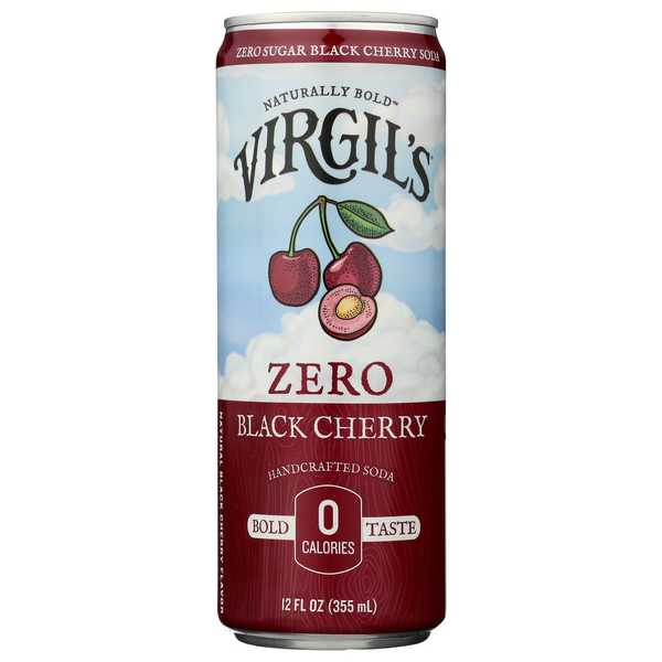 Virgil's Black Cherry Zero Sug 4Pk hero