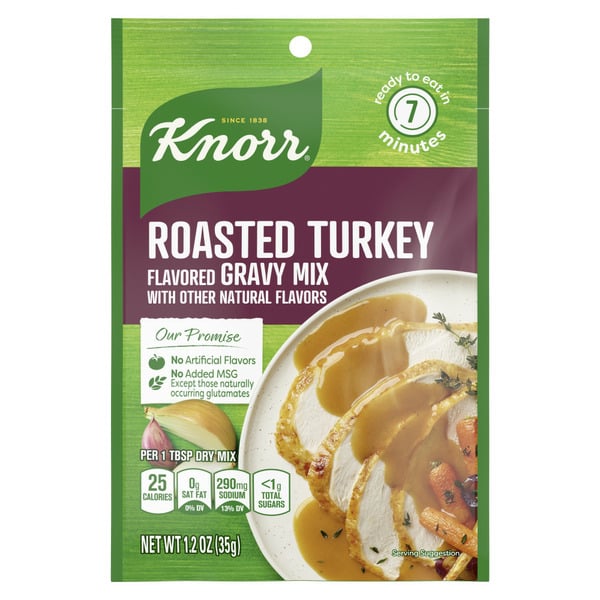 Marinades & Meat Preparation Knorr Turkey Gravy Mix Roasted Turkey hero