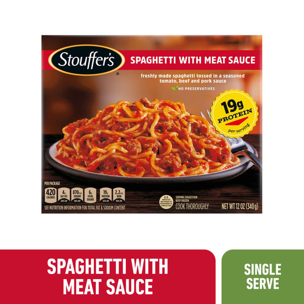 Frozen Meals Stouffer's Classics Spaghetti With Meat Sauce Frozen Entrée hero